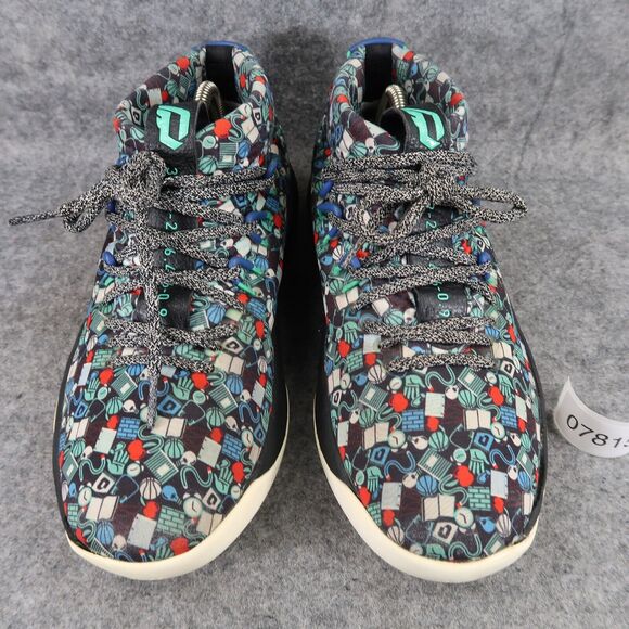 Adidas Shoes Mens 7.5 Sneakers Basketball Dame 4 Camp Athletic Active Mid Print